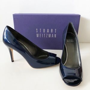 Stuart Weitzman peep toe pumps